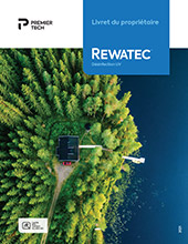 Vignette du livret du propriétaire de la désinfection UV Rewatec– Québec