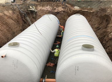 WYSIWYG_Rewatec_washdown_separator_installation-UK-EN Rewatec washdown separator being installed on site