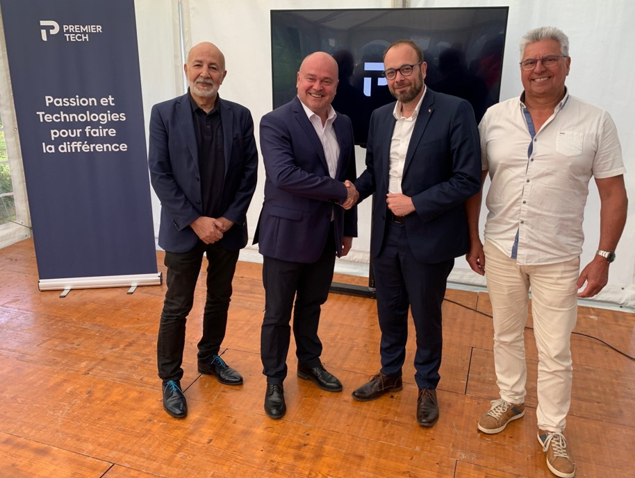 Inauguration du site de Senan Inauguration senan avec élus locaux
