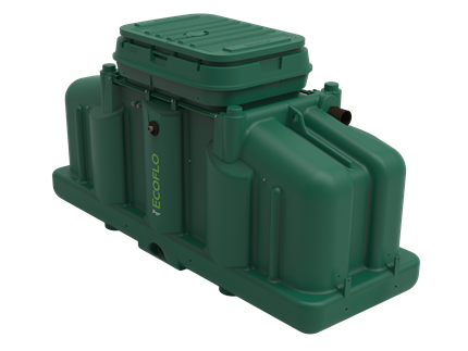Polyethylene Ecoflo compact biofilter tank.