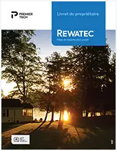 Vignette du livret du propriétaire du filtre de désinfection passif Rewatec– Québec