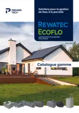Catalogue solutions pour la gestion de l’eau