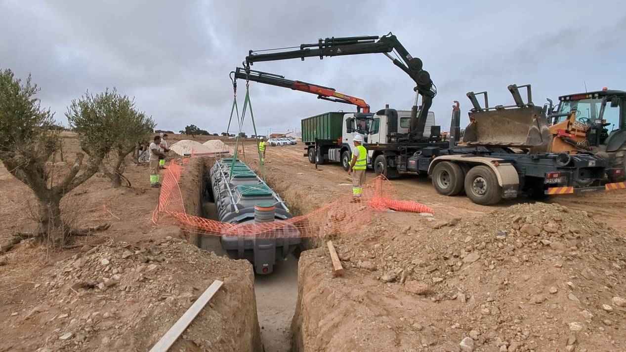 Instalación del biofiltro Ecoflo