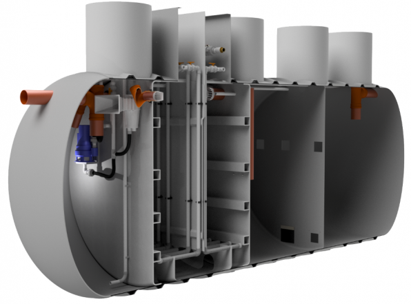 Rewatec moving bed biofilm reactor (MBBR)