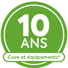 Garantie Ecoflo 10 ans cuve et équipements