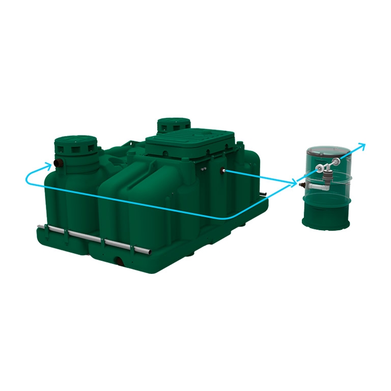 nitrogen reduction septic system rewatec