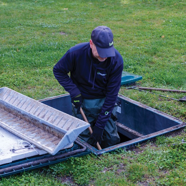 Maintenance of an Ecoflo biofilter