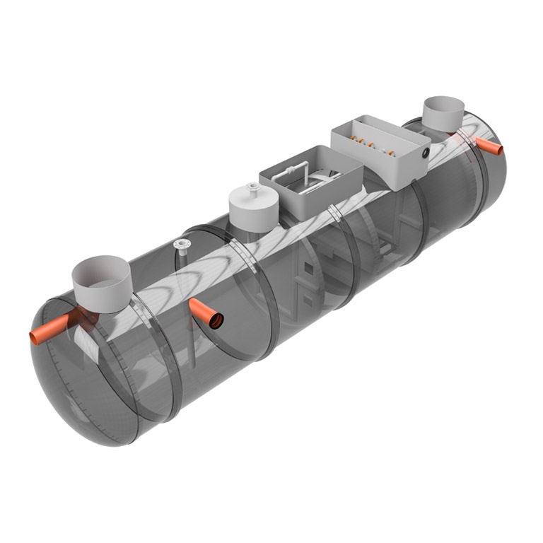Rewatec SAF sewage treatment plant