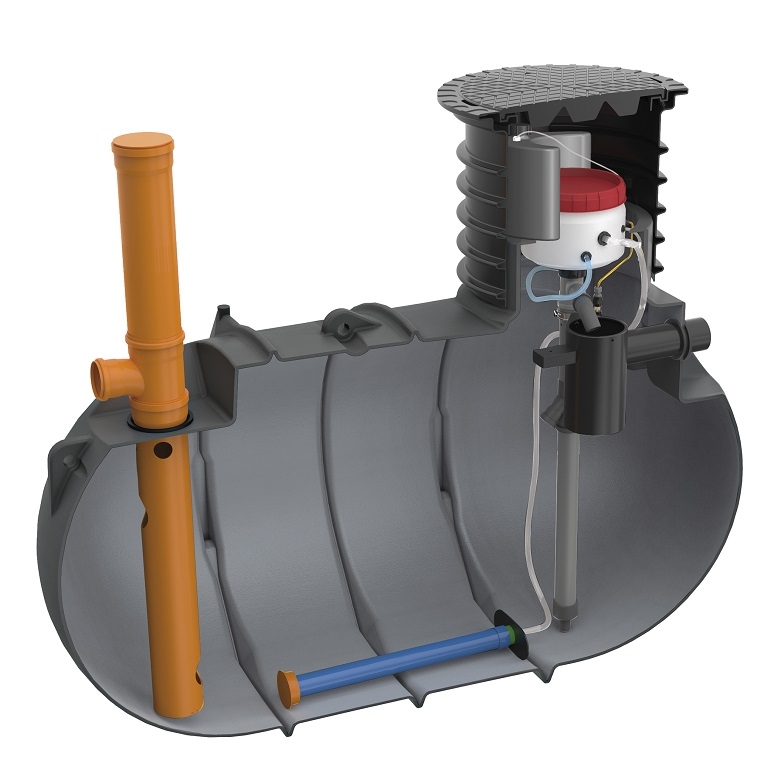 Rewatec Solido Smart +P sewage treatment plant for phosphorus removal from wastewater