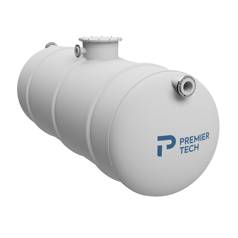 Premier Tech Water and Environment's GRP potable water storage tank with capacities up to 250,000 L.