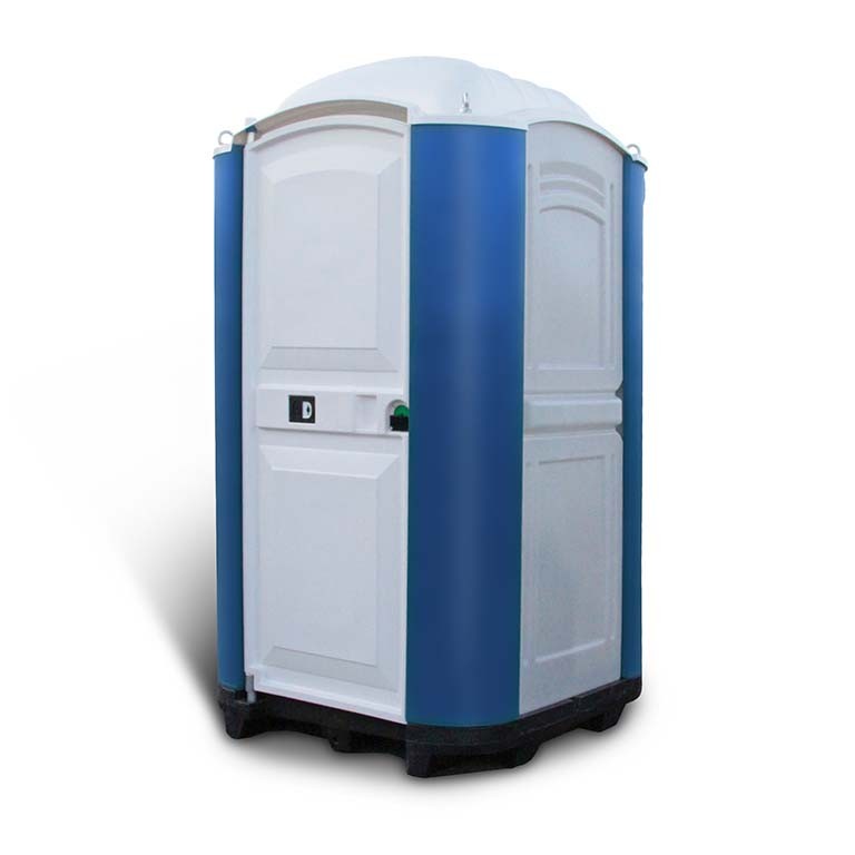 Spacious and well-lit Mecabi portable toilets