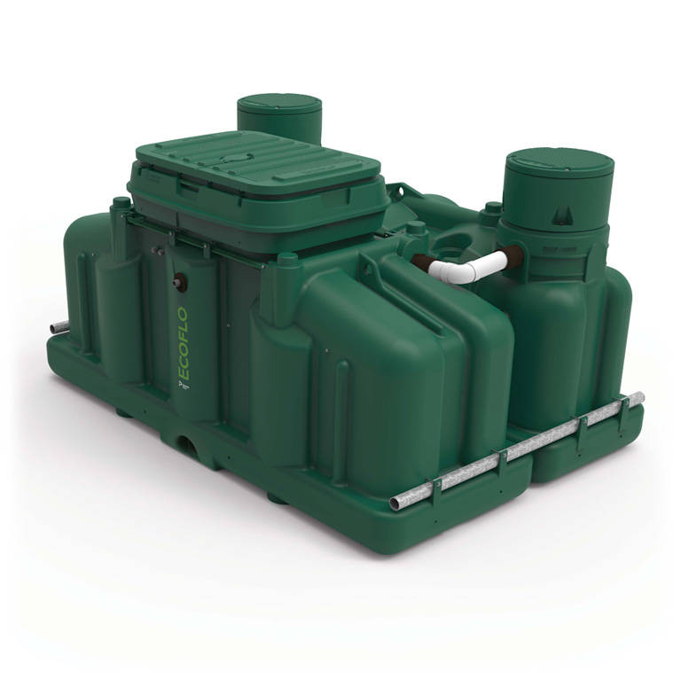 The polyethylene Pack model of the Ecoflo biofilter septic system.