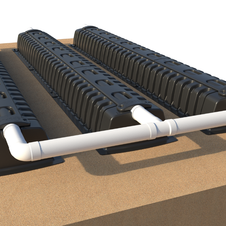 3D image of the Ecoflo linear biofilter.