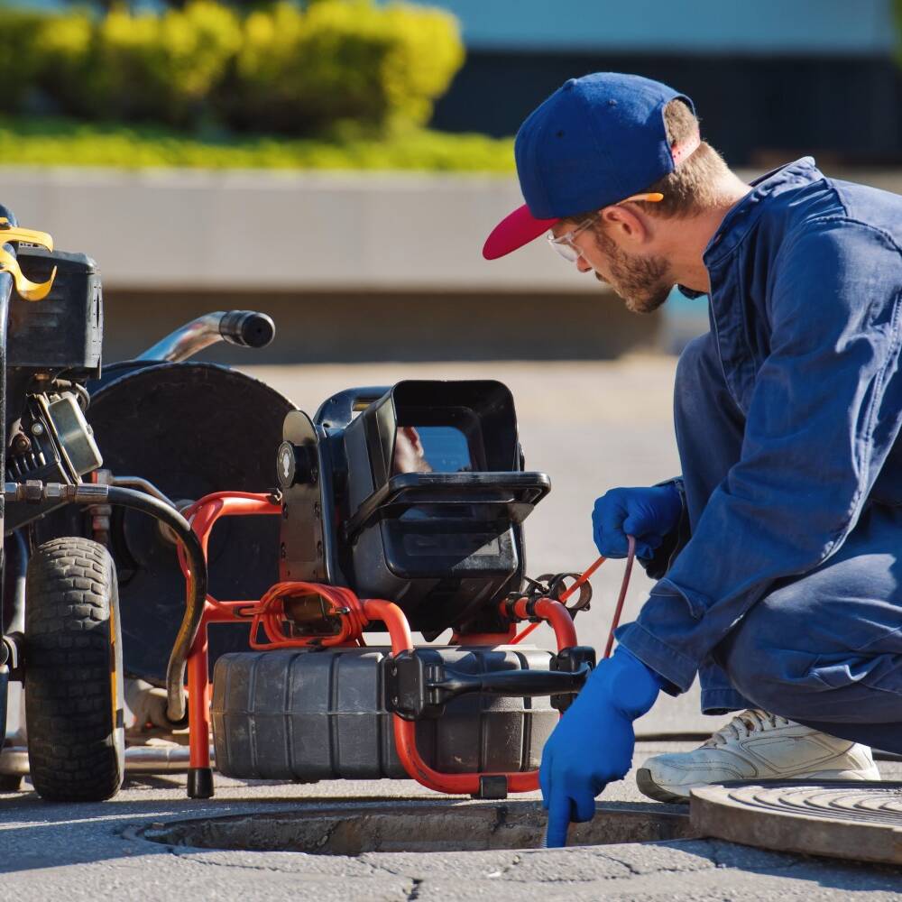 CCTV drainage survey service in the UK.