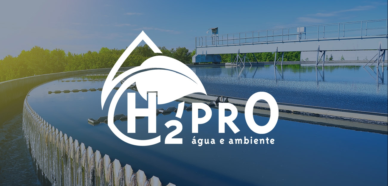 Logo for Portuguese water and wastewater treatment company H2PRO.