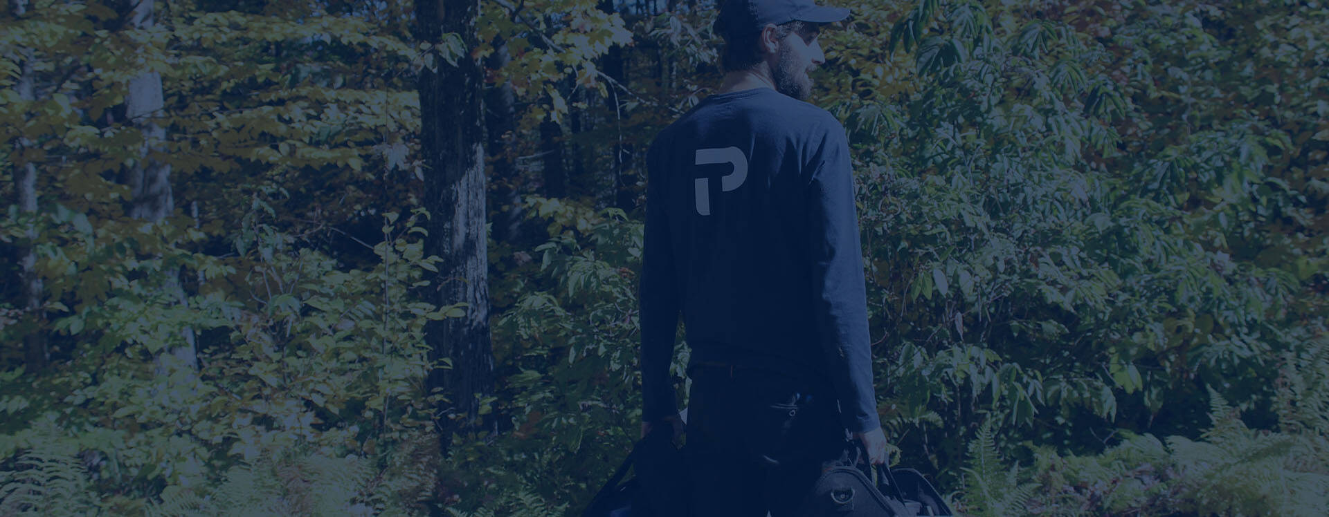 Premier Tech technician servicing and inspecting a septic system in Pennsylvania.