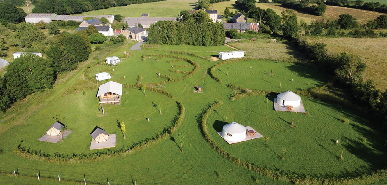 Installation assainissement non collectif camping à la Ferme 