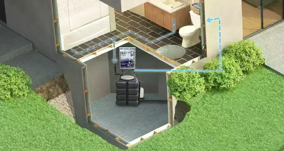Sistema de reutilización de aguas grises 3D