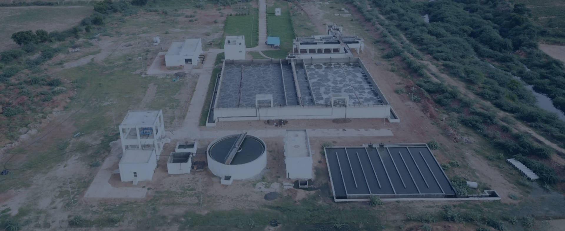 Premier Tech Water and Environment's sequencing batch reactor (SBR) wastewater treatment system in Bhuj, Gujrat, India.