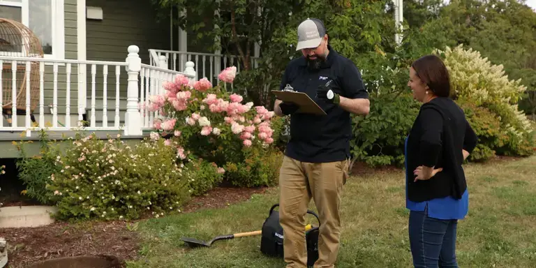 Premier Tech's home buyer septic tank survey and inspection service.