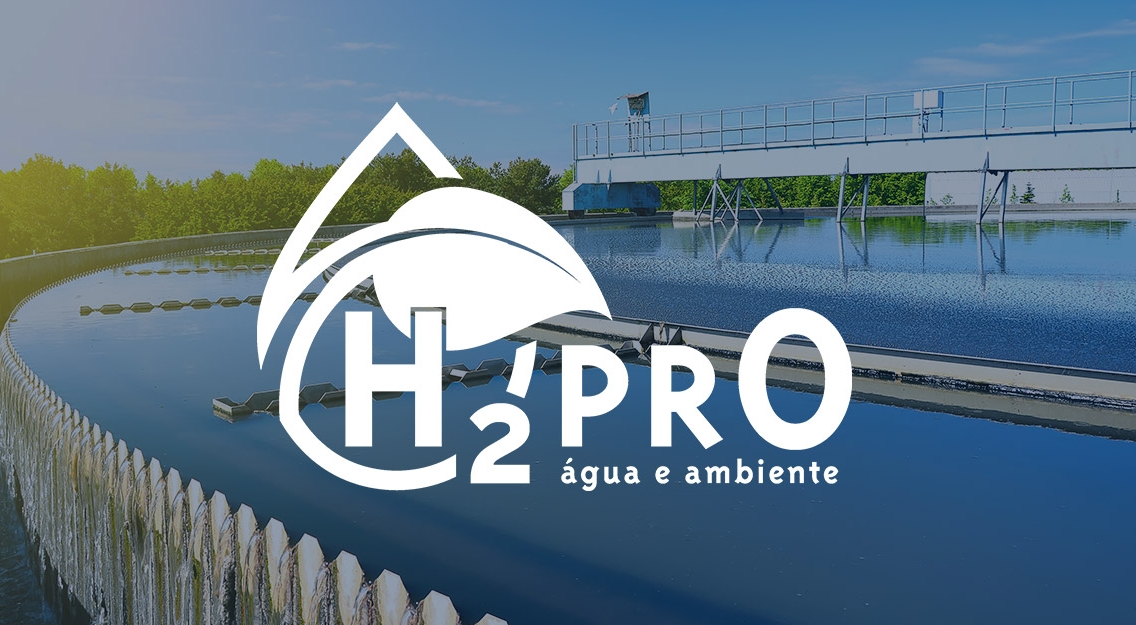 Logo de H2PRO, l’entreprise portugaise de traitement d’eau et des eaux usées.