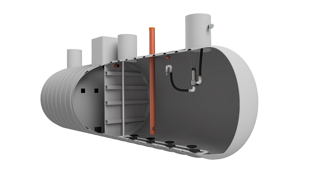 Rewatec sequencing batch reactor sewage treatment plant