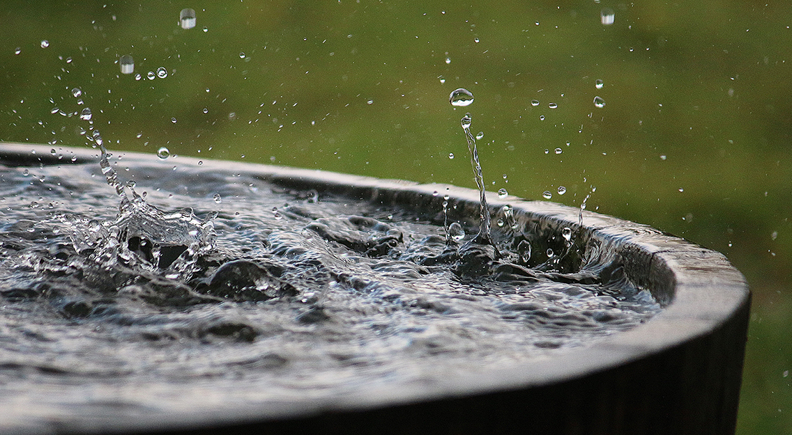 Recupération d'eau de pluie 