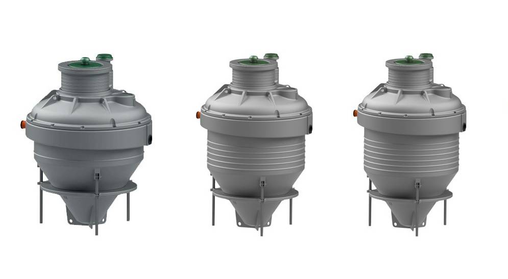 Full range of Rewatec ASP sewage treatment plants 