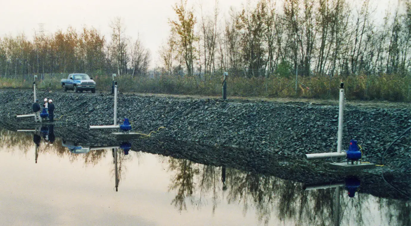 Système d'aération unidirectionnelle Ecoprocess, anciennement connu sous le nom d'Oxijet.