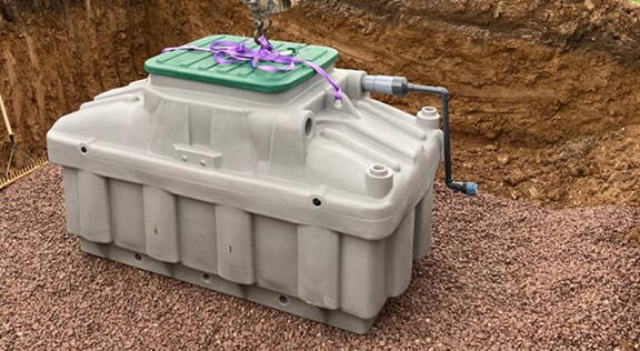 Biofiltro Ecoflo, un sistema de tratamiento de aguas residuales para viviendas aisladas.