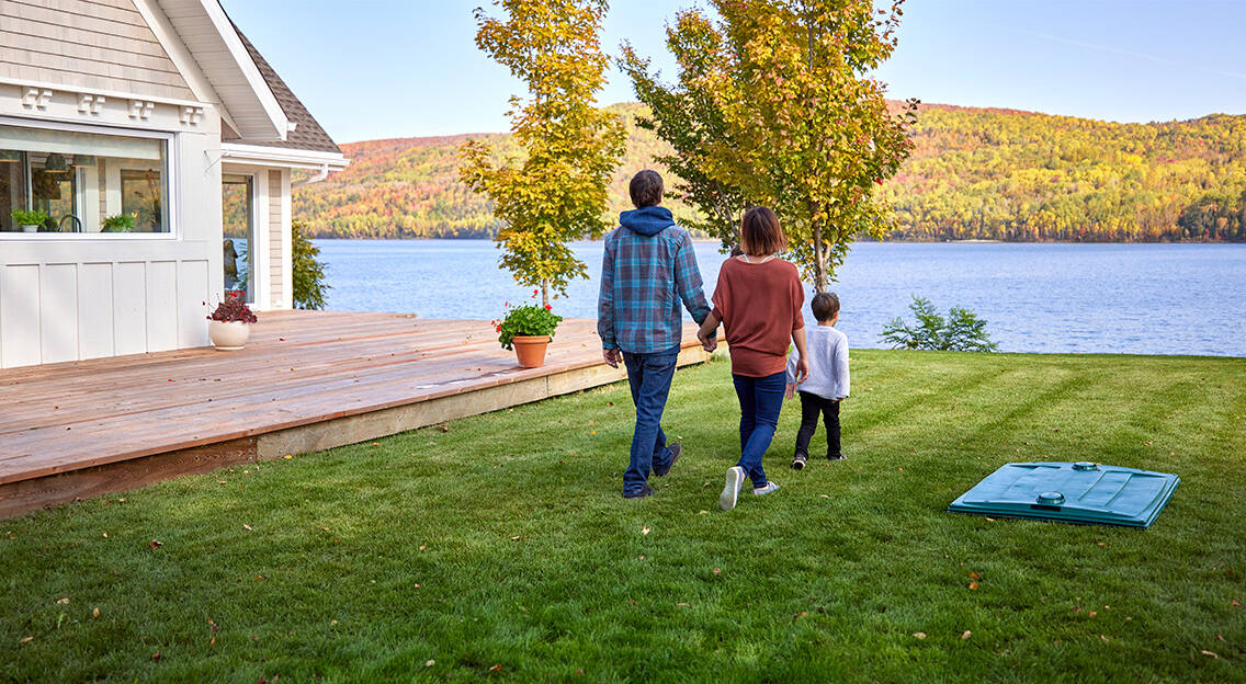 Family considering buying a house with a septic system.