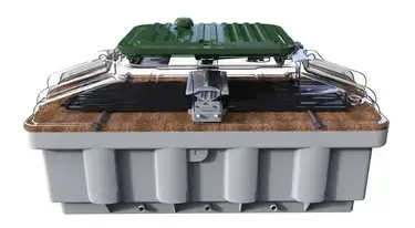 Ecoflo, the non-electric sewage treatment plant in the UK.