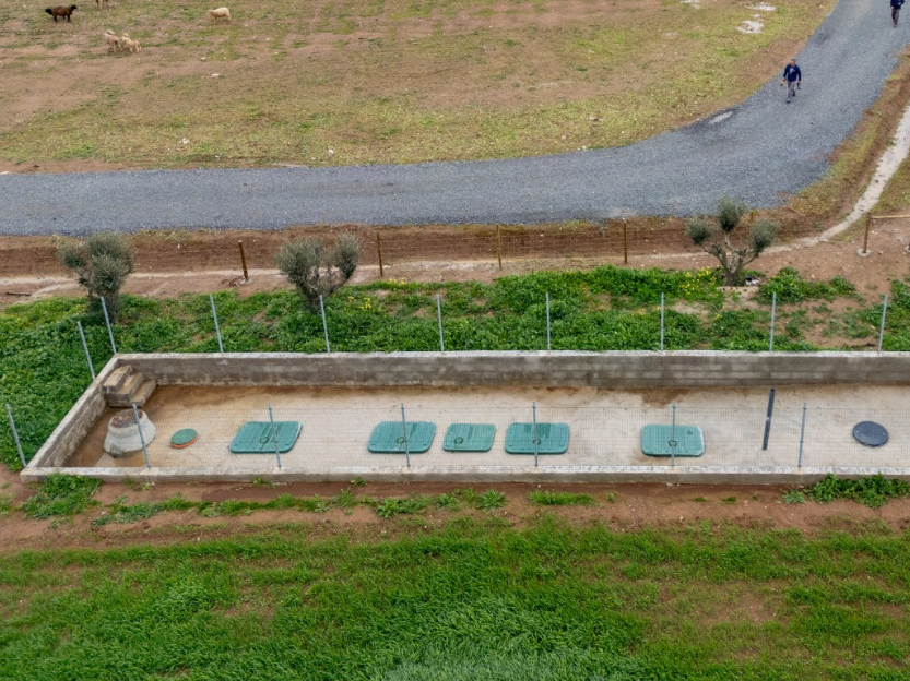 Instalação do biofiltro Ecoflo na aldeia Azinhal