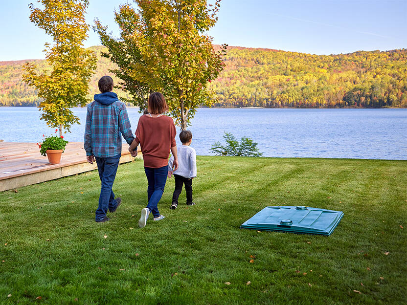 Family considering buying a house with a septic system.