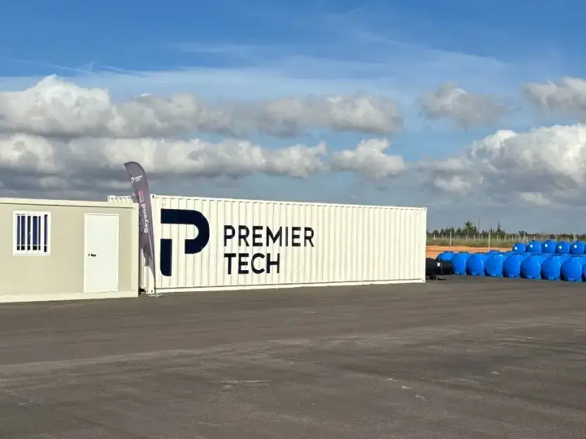 Premier Tech's logistics centre in Amposta Spain.
