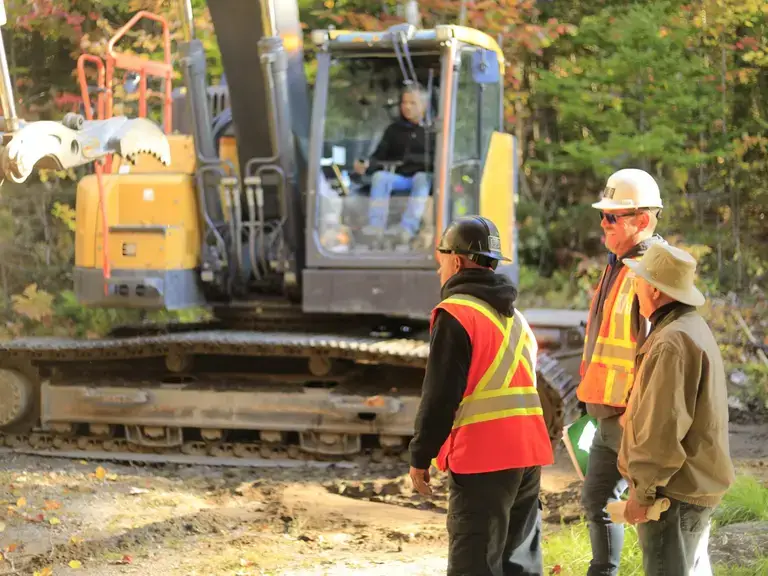 Premier Tech's septic installation support service in the UK.