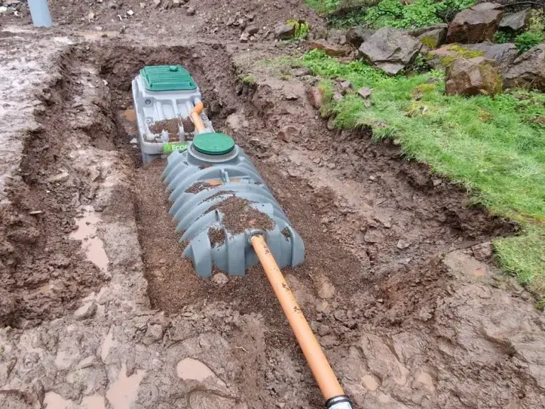 A septic tank brought into compliance with the addition of the Ecoflo compact biofilter.