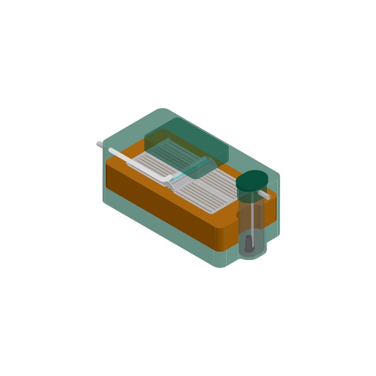 ecoflo green septic system isometric drawing