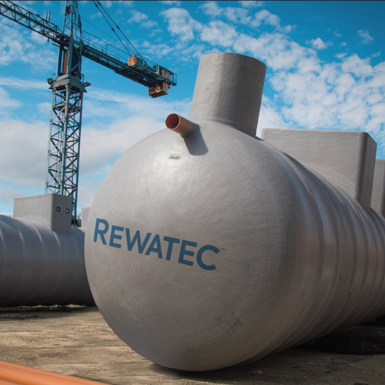 rewatec membrane bioreactor mbr with fiberglass tank