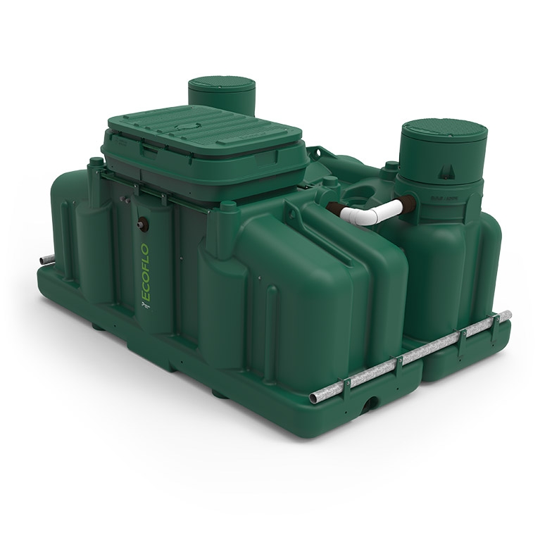 The polyethylene Pack model of the Ecoflo biofilter septic system.