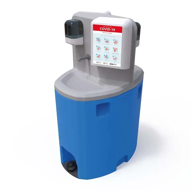 Rewatec double bowl portable handwasher