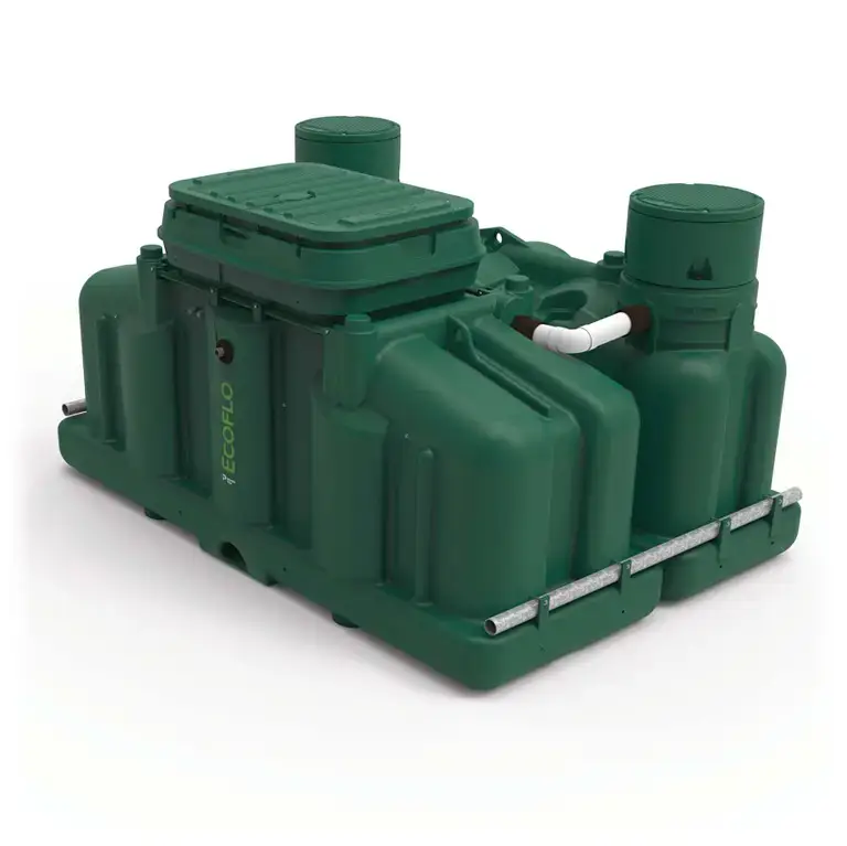 The polyethylene Pack model of the Ecoflo biofilter septic system.