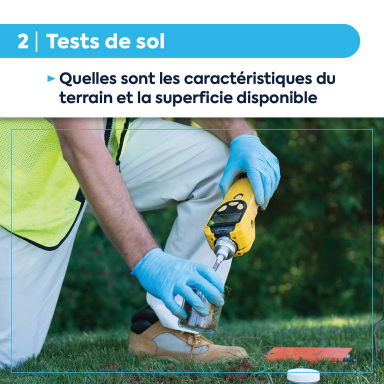 Quelqu'un en train de faire des tests de sol.