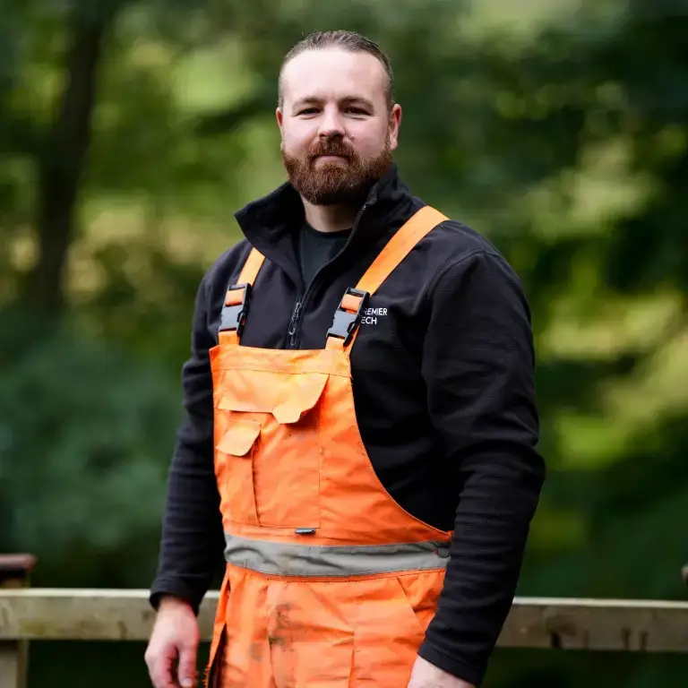 Premier Tech sewage treatment plant installer.
