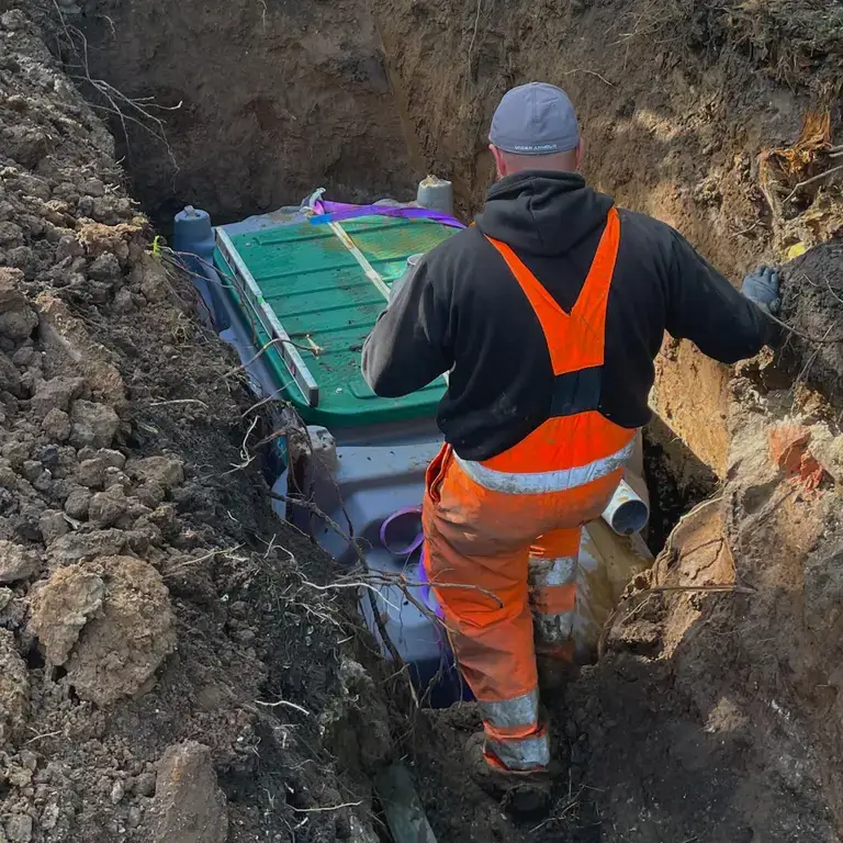 Premier Tech's septic installation support service in the UK.
