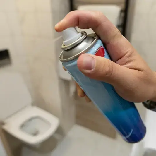 Air freshener to minimise a septic odour.