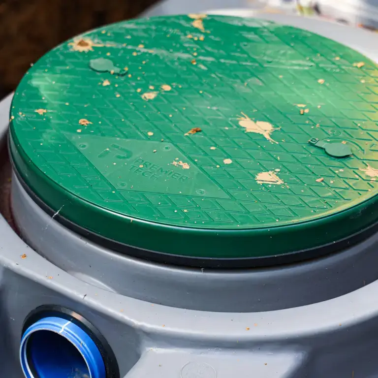 Septic tank in the UK, manufactured by Premier Tech Water and Environment.