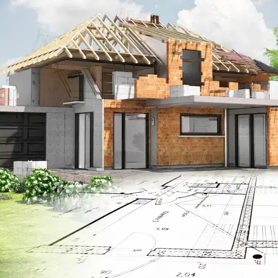 New home construction in the UK.