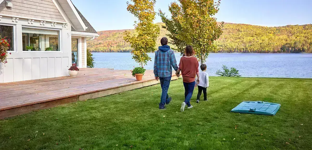 Family considering buying a house with a septic system.