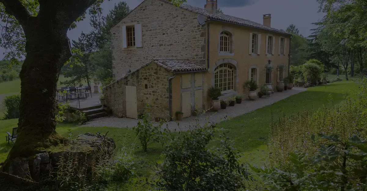 Maison rurale en France.